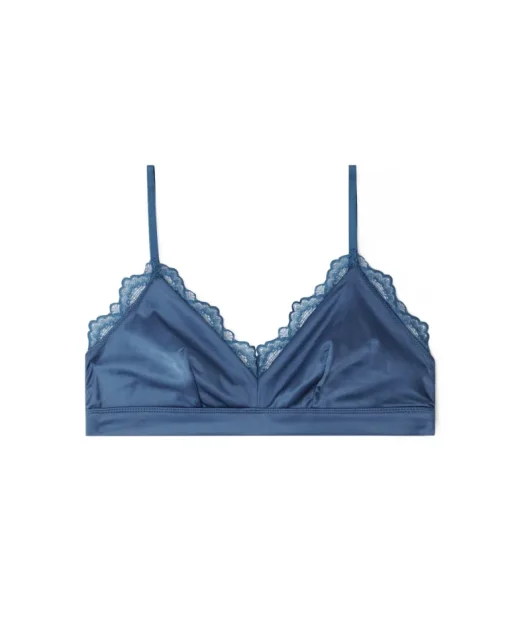 Satiininen Pitsibralette Murrettu Sininen<UNDERSTATEMENT Best