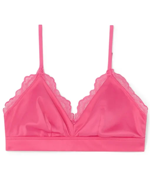 Satiini-Pitsi Bralette Bubblegum Pinkki<UNDERSTATEMENT Sale