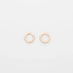 Satin Circle Nappikorvakorut<fejn jewelry Sale