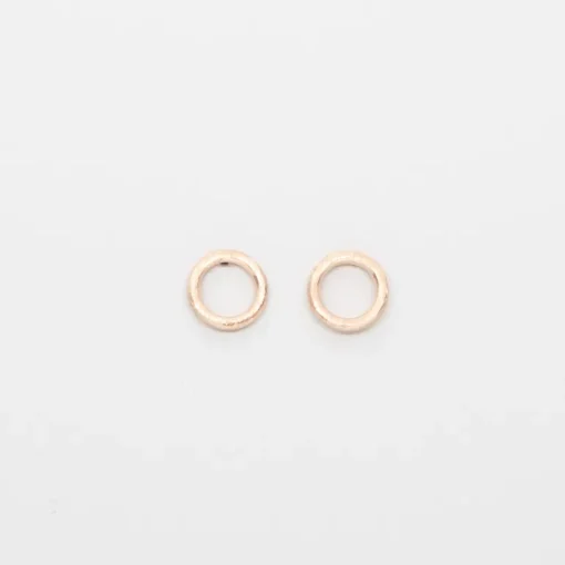 Satin Circle Nappikorvakorut<fejn jewelry Sale