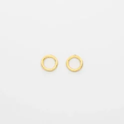 Satin Circle Nappikorvakorut<fejn jewelry Sale