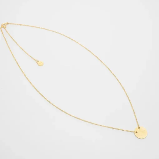 Satin Disc Kaulakoru<fejn jewelry Store