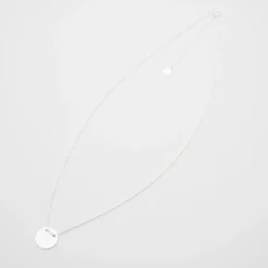 Satin Disc Kaulakoru<fejn jewelry Store
