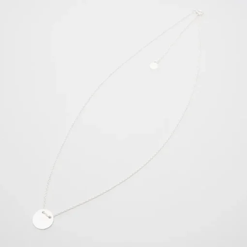 Satin Disc Kaulakoru<fejn jewelry Store