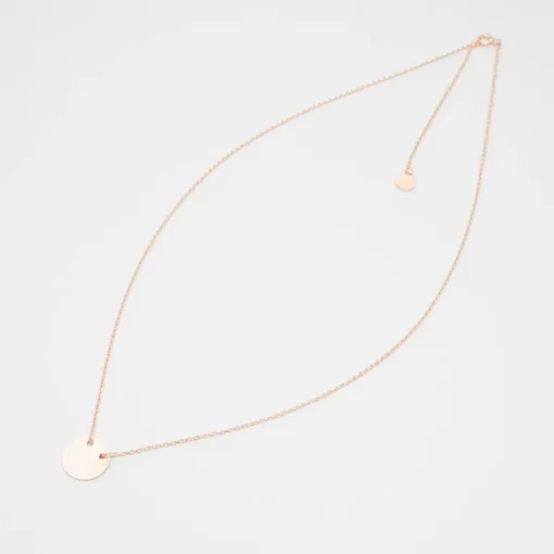 Satin Disc Kaulakoru<fejn jewelry Store