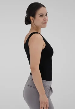 Selja Merinovillatoppi Musta<Kalla Active Store