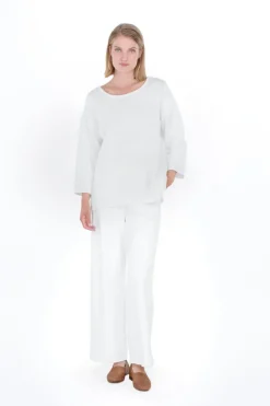 Senso Trousers White<FALLA FINLAND Cheap