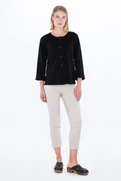 Serata Knit Jacket Black<FALLA FINLAND Clearance