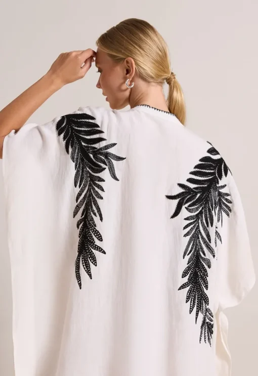 Serina Kaftan Dress Antique White<Scarlett Poppies Store