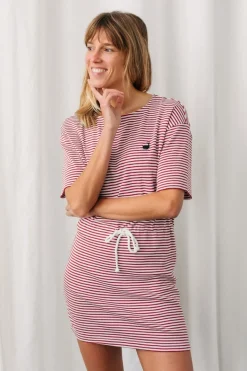 Sherkin Mekko Raidallinen Punainen<TWOTHIRDS Outlet