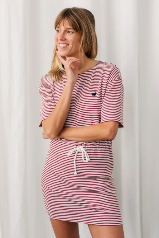 Sherkin Mekko Raidallinen Punainen<TWOTHIRDS Outlet