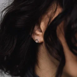 Shiny Circle Nappikorvakorut<fejn jewelry Flash Sale