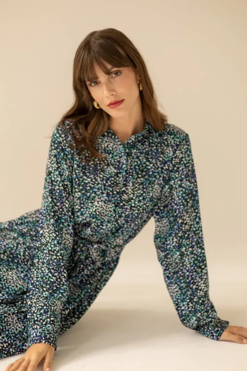 Shirt Dress Small Print<Enteliér Store