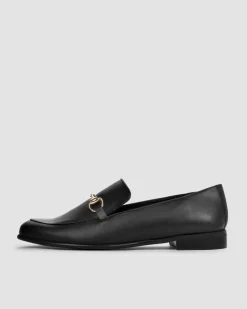 Shiv Loafers Moccasins Vegea Grape Leather Black<BOHEMA Fashion