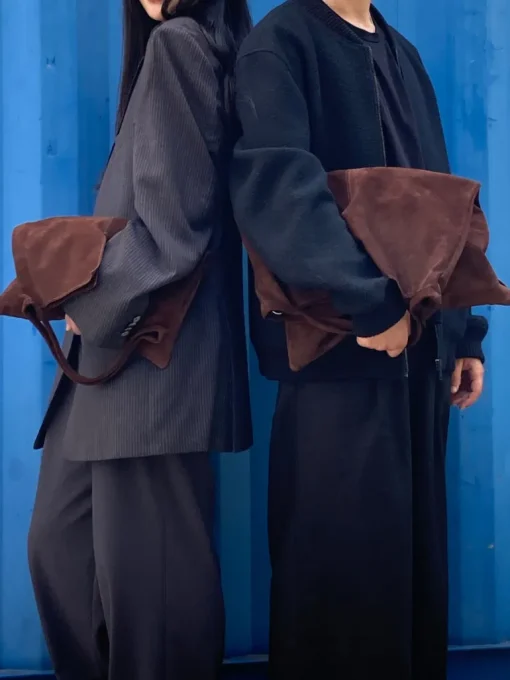 Shopper Bag Rin Suede Mousse Au Chocolat<ZAMT Online