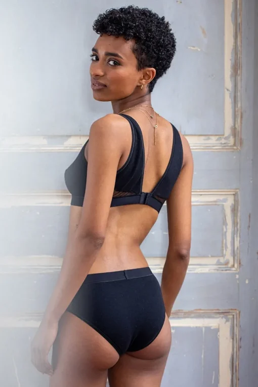 Shorty Alushousut Onyx Musta<Olly-Lingerie Cheap