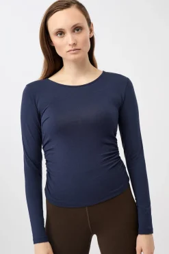 Side Ruffled Longsleeve Night Sky<MANDALA Cheap