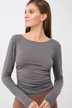 Side Ruffled Longsleeve Thunder<MANDALA Best