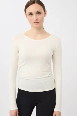 Side Ruffled Longsleeve White<MANDALA Flash Sale