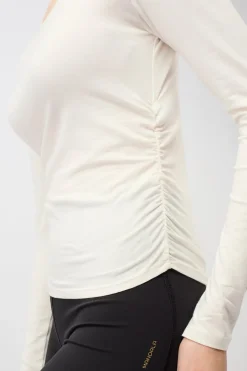 Side Ruffled Longsleeve White<MANDALA Flash Sale