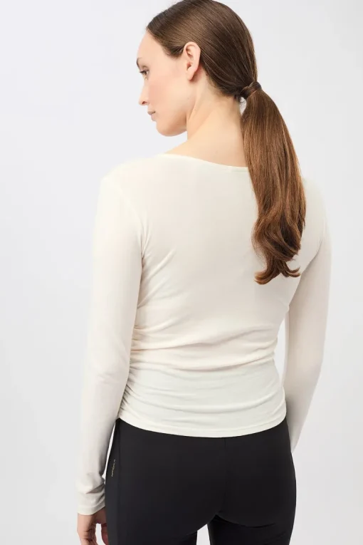 Side Ruffled Longsleeve White<MANDALA Flash Sale
