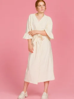 Sissy Kietaisumekko/Takki Creme Dot<Aarrelabel Hot