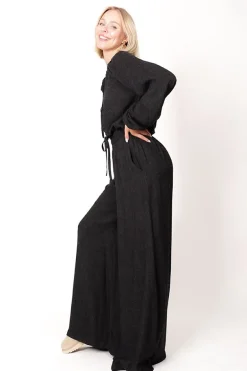 Skye Wide Leg Pants Graphite<ANGELL Store