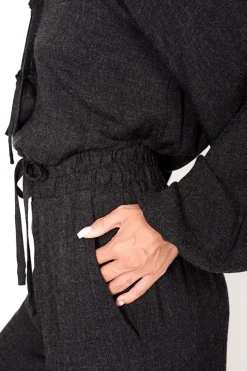 Skye Wide Leg Pants Graphite<ANGELL Store