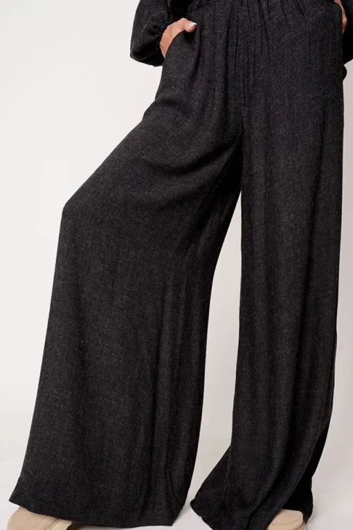 Skye Wide Leg Pants Graphite<ANGELL Store