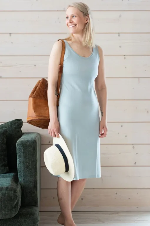 Sleeveless Merino Dress Mint Green<Kalla Active Flash Sale
