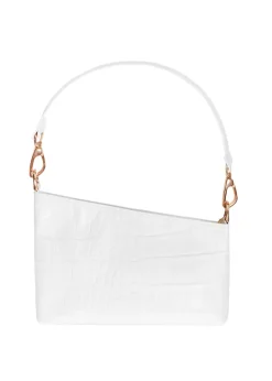 Sliced Baguette Laukku Croco Valkoinen<Estimon Flash Sale