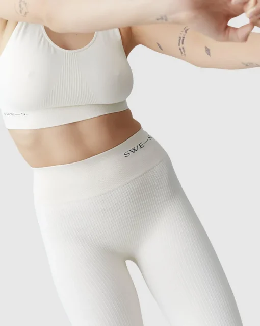 Softwear Set Tyra Leggings & Wilma Soft Bra White<Swedish Stockings Online