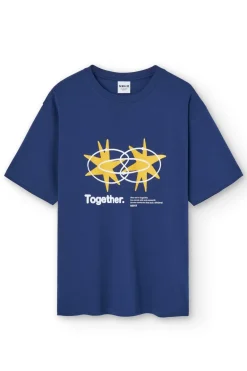 Star T-Shirt Navy<NWHR Clothing Online