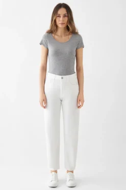 Stardust O-Shape Jeans White<Dawn Denim Best Sale