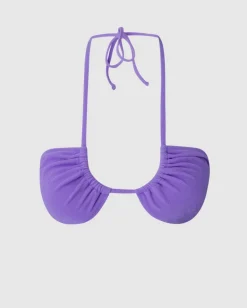 Strappy Bandeau Bikini Top Electric Lilac<UNDERSTATEMENT Sale
