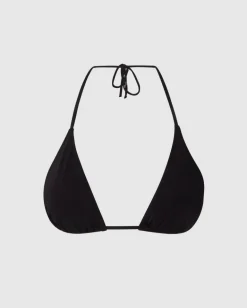 Strappy Triangle Bikini Top Black<UNDERSTATEMENT Discount