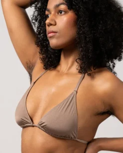 Strappy Triangle Bikini Top Mauve<UNDERSTATEMENT Hot