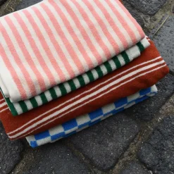 Stripe Hand Towel Aqua Blue<HOMEHAGEN Shop