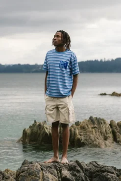 Stripes T-Shirt Blue<NWHR Clothing Flash Sale