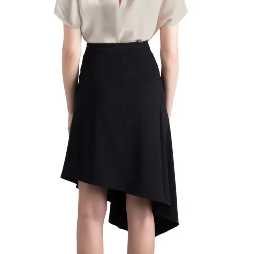 Essence Asymmetrical Skirt Black<Studio Heijne Best