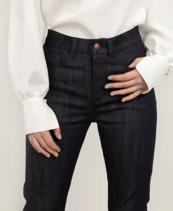 Long Denim Dark Blue<Studio Heijne Best Sale
