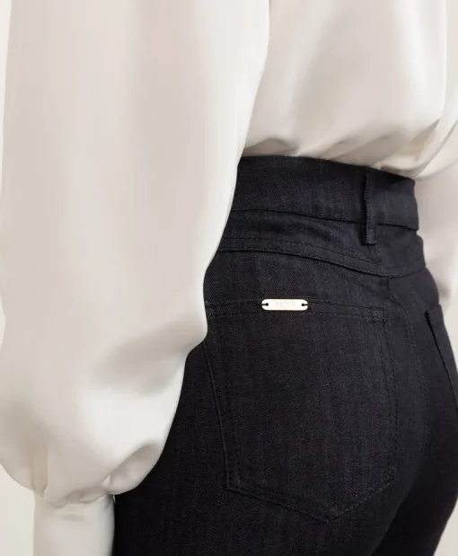Long Denim Dark Blue<Studio Heijne Best Sale