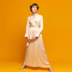Maxi kietaisumekko Champagne<Studio Heijne Cheap