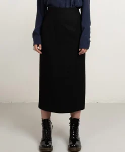 Midi Prime Pencil Skirt Black<Studio Heijne Shop