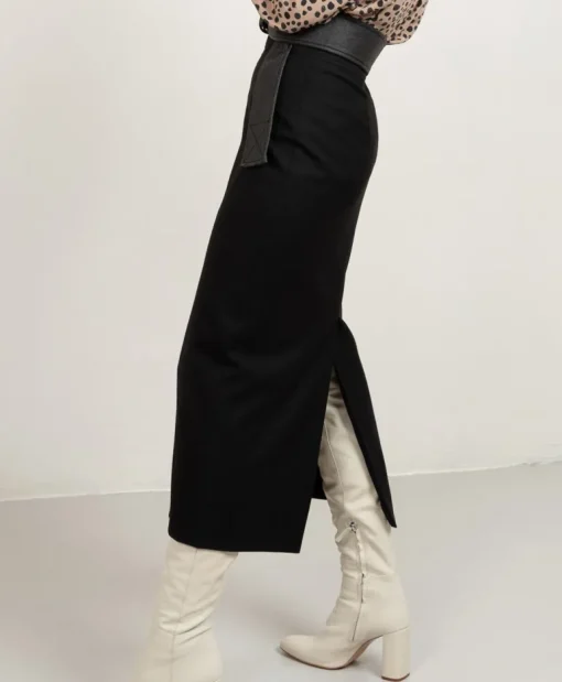Midi Prime Pencil Skirt Black<Studio Heijne Shop