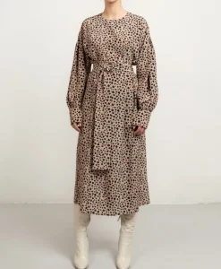 Midi Sunday Silk Dress Dots<Studio Heijne Cheap