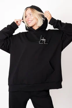 Sully Oversized Sweatshirt Black<ANGELL Discount