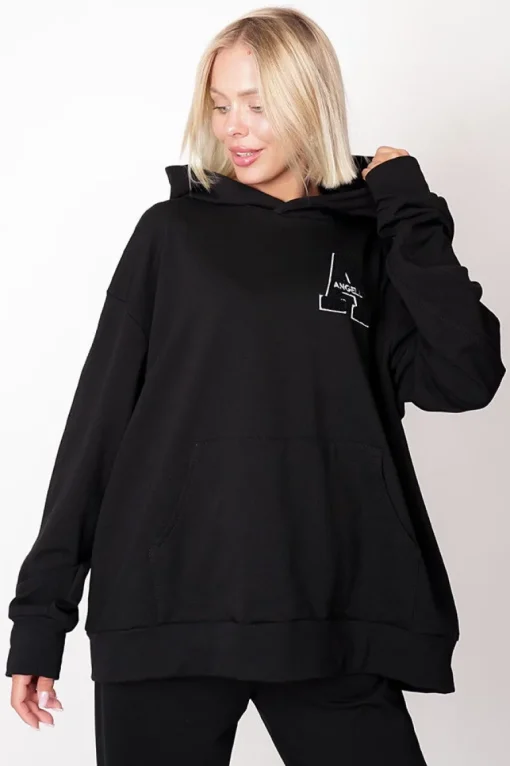 Sully Oversized Sweatshirt Black<ANGELL Discount