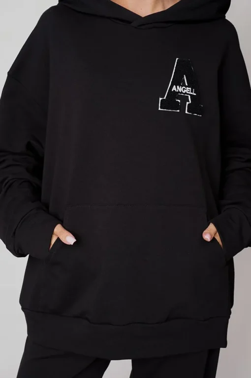 Sully Oversized Sweatshirt Black<ANGELL Discount