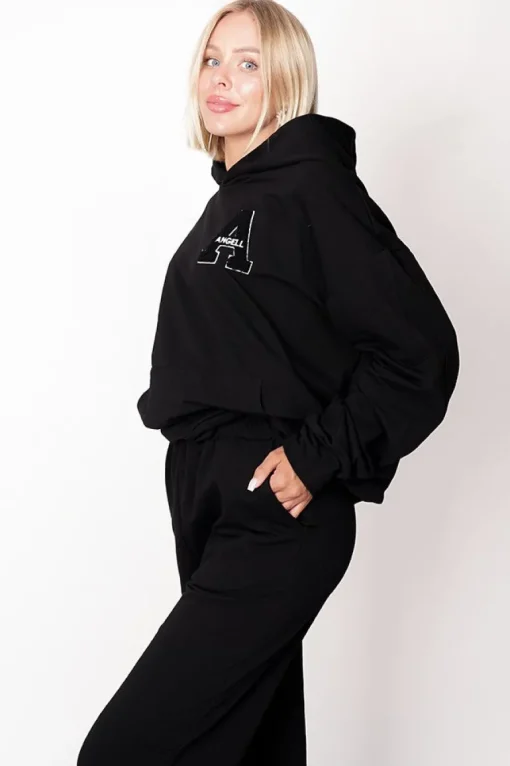 Sully Oversized Sweatshirt Black<ANGELL Discount